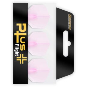Misaladejuegos Pluma Bulls Darts Robson Crystal Estandar Rosa Transparente 51752 - Imagen 3