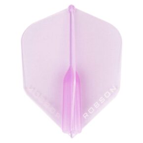 Misaladejuegos Pluma Bulls Darts Robson Crystal Estandar Small Rosa Transparente 51756