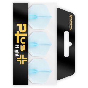 Misaladejuegos Pluma Bulls Darts Robson Crystal Estandar Azul Transparente 51751 - Imagen 3