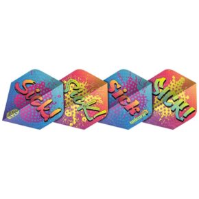 Misaladejuegos Plumas Unicorn Darts Ultrafly 100 Sick Graffiti Std  69022 - Imagen 3