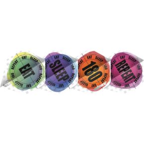 Misaladejuegos Plumas Unicorn Darts Ultrafly 100 Eat Sleep 180 Repeat Std  69020