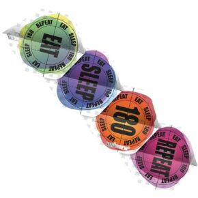Misaladejuegos Plumas Unicorn Darts Ultrafly 100 Eat Sleep 180 Repeat Std  69020 - Imagen 3