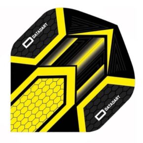 Misaladejuegos Pluma Dardos Datadart HEX Flight Yellow/Black - Imagen 2