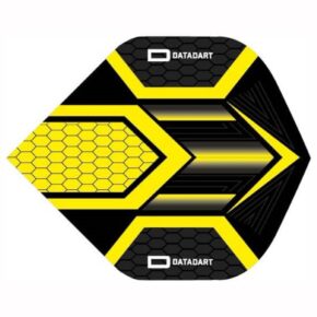 Misaladejuegos Pluma Dardos Datadart HEX Flight Yellow/Black - Imagen 3