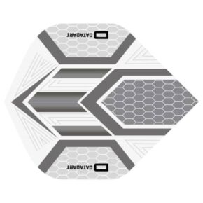 Misaladejuegos Pluma Dardos Datadart HEX Flight Grey/Clear - Imagen 2