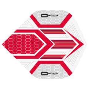 Misaladejuegos Pluma Dardos Datadart HEX Flight Grey/Red - Imagen 3
