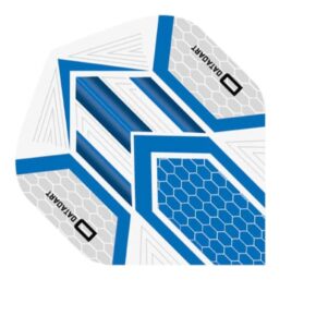 Misaladejuegos Pluma Dardos Datadart HEX Flight Grey/Blue - Imagen 3