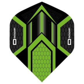 Misaladejuegos Pluma Dardos Datadart HEX Flight Black/Green