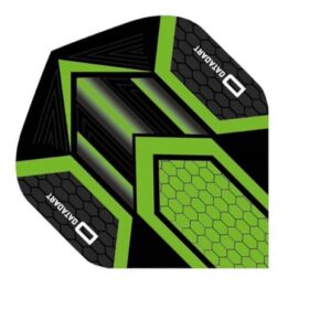 Misaladejuegos Pluma Dardos Datadart HEX Flight Black/Green - Imagen 3