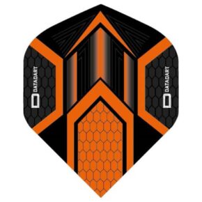 Misaladejuegos Pluma Dardos Datadart HEX Flight Black/Orange