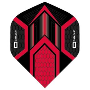 Misaladejuegos Pluma Dardos Datadart HEX Flight Black/Red