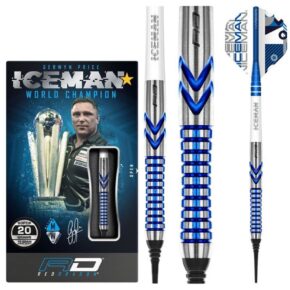 Misaladejuegos Dardos Red Dragon Gerwyn Price Iceman Contour 90% 20gr RDD2369 - Imagen 4