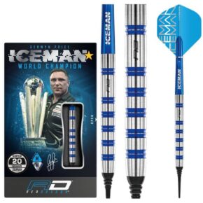 Misaladejuegos Dardos Red Dragon Gerwyn Price Iceman Challenger 80% 20gr RDD2378 - Imagen 4