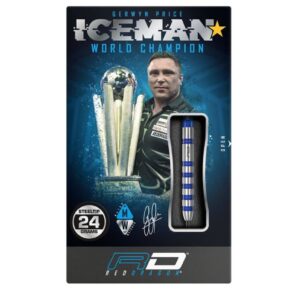 Misaladejuegos Dardos Red Dragon Gerwyn Price Iceman Challenger 80% 24gr RDD2376 - Imagen 6