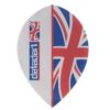 Misaladejuegos Pluma Dardos Datadart Metronic Flight English Flag M034
