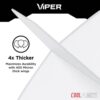 Misaladejuegos Pluma Dardos Viper Cool Flights Standard Clear 30-7729 - Imagen 2