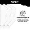 Misaladejuegos Pluma Dardos Viper Cool Flights Standard Clear 30-7729 - Imagen 4