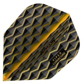 Misaladejuegos Pluma Dardos Viper Flights Lumacore  Standard Yellow Black 30-6200