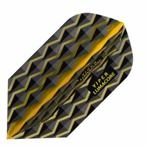 Misaladejuegos Pluma Dardos Viper Flights Lumacore Slim Yellow Black 30-6250