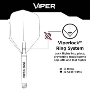 Misaladejuegos Pluma Dardos Viper Cool Flights Standard White 30-7728 - Imagen 2