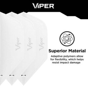 Misaladejuegos Pluma Dardos Viper Cool Flights Standard White 30-7728 - Imagen 3