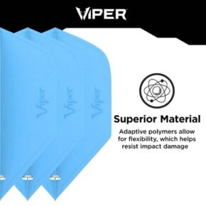 Misaladejuegos Pluma Dardos Viper Cool Flights Standard Blue 30-7727 - Imagen 3