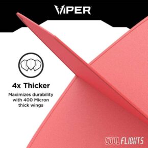 Misaladejuegos Pluma Dardos Viper Cool Flights Standard Red 30-7726 - Imagen 3