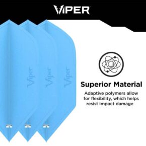 Misaladejuegos Pluma Dardos Viper Cool Flights Slim Blue 30-7702 - Imagen 2
