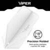 Misaladejuegos Pluma Dardos Viper Cool Flights Slim White  30-7703 - Imagen 3