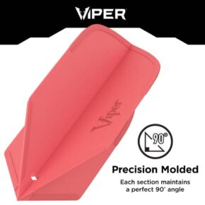 Misaladejuegos Pluma Dardos Viper Cool Flights Slim Red 30-7701 - Imagen 3