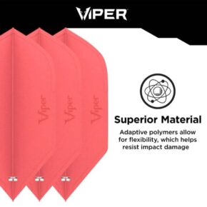 Misaladejuegos Pluma Dardos Viper Cool Flights Slim Red 30-7701 - Imagen 5