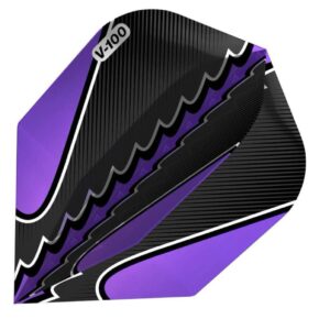 Misaladejuegos Pluma Dardos Viper Flights Black Flux Standard Purple 30-1822