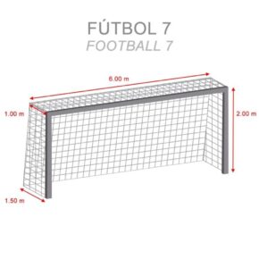 Misaladejuegos Juego Redes Fútbol 7 CHAMPION 5032 - Imagen 2