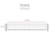Misaladejuegos Red Tenis PRO 5064 - Imagen 2