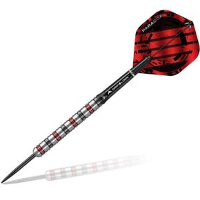 Misaladejuegos Dardos Mission Paradox Straight M1 Electro Black Red 90% 23gr M000813 - Imagen 2