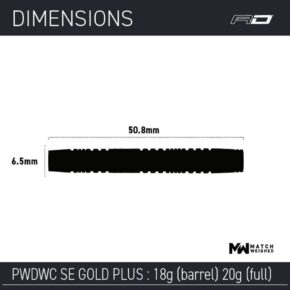 Misaladejuegos Dardos Red Dragon Peter Wright Double WC SE Gold 90% 20gr RDD2415 - Imagen 7