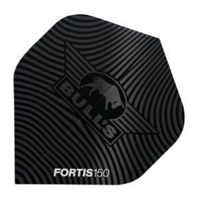 Misaladejuegos Plumas Bulls Darts Fortis Flights Standard Negro  50912