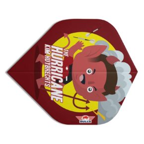 Misaladejuegos Plumas Bulls Darts Player 100 Kim Huybrechts Cartoon Standard  50884 - Imagen 2