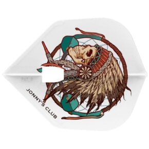 Misaladejuegos Plumas L-Flight Signature Champagne L3PRO Shape Jonnys Club White - Imagen 2