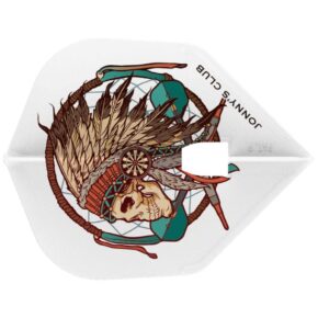 Misaladejuegos Plumas L-Flight Signature Champagne L3PRO Shape Jonnys Club White - Imagen 3