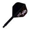 Misaladejuegos Plumas Condor Axe Standard Matt Campbell Ginja Ninja S 21.5mm 3 Uds. Negro