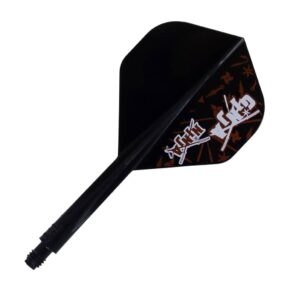 Misaladejuegos Plumas Condor Axe Standard Matt Campbell Ginja Ninja M 27.5mm 3 Uds. Negro