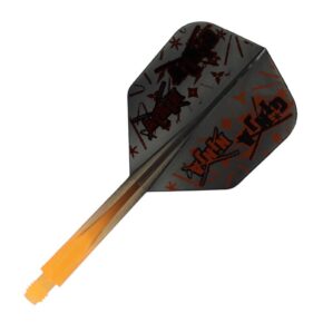 Misaladejuegos Plumas Condor Axe Shape Matt Campbell Ginja Ninja L 33.5mm 3 Uds. Naranja Neon