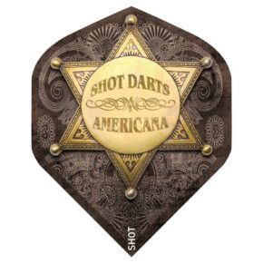 Misaladejuegos Plumas Shot Darts Americana Tin Standard SH-SF5415