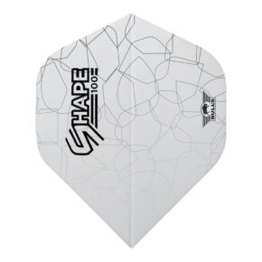 Misaladejuegos Plumas Bulls Darts Shape 100 White Standard  BU-50934