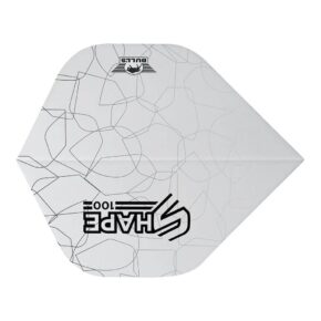 Misaladejuegos Plumas Bulls Darts Shape 100 White Standard  BU-50934 - Imagen 3