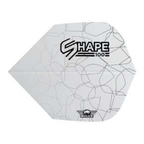 Misaladejuegos Plumas Bulls Darts Shape 100 White Shape  BU-50936 - Imagen 2