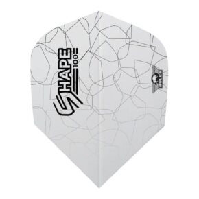 Misaladejuegos Plumas Bulls Darts Shape 100 White Shape  BU-50936