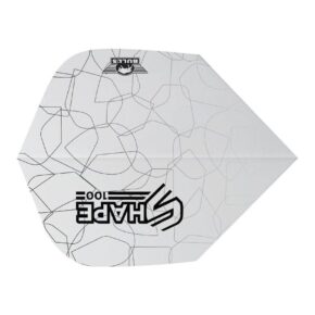 Misaladejuegos Plumas Bulls Darts Shape 100 White Shape  BU-50936 - Imagen 3