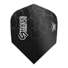Misaladejuegos Plumas Bulls Darts Shape 100 Black Shape  BU-50935